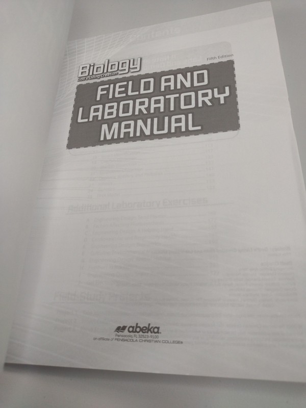 Abeka Biology Field and Laboratory Manual, Fifth Edition, Current Science 10th gallery