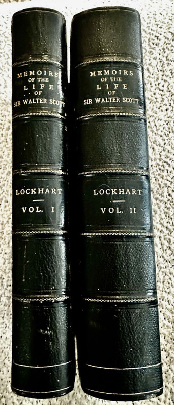 1837, Memoirs of the Life of Sir Walter Scott (Complete), 2 Volumes,