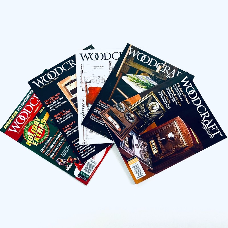Woodcraft Magazine – 1 MAGAZINE – CHOOSE YOUR ISSUE 2005-2021