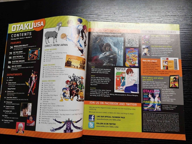 Otaku USA 2014 lot of 3: February / April / August gallery