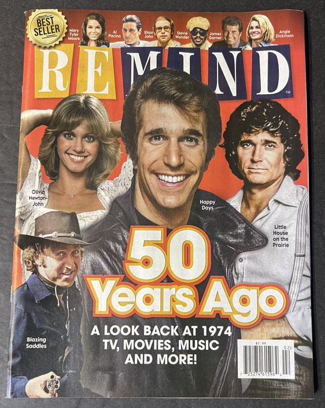 ReMind Magazine (Winkler, Landon, Newton-John, Majors, Wilder, Ali, Pacino)