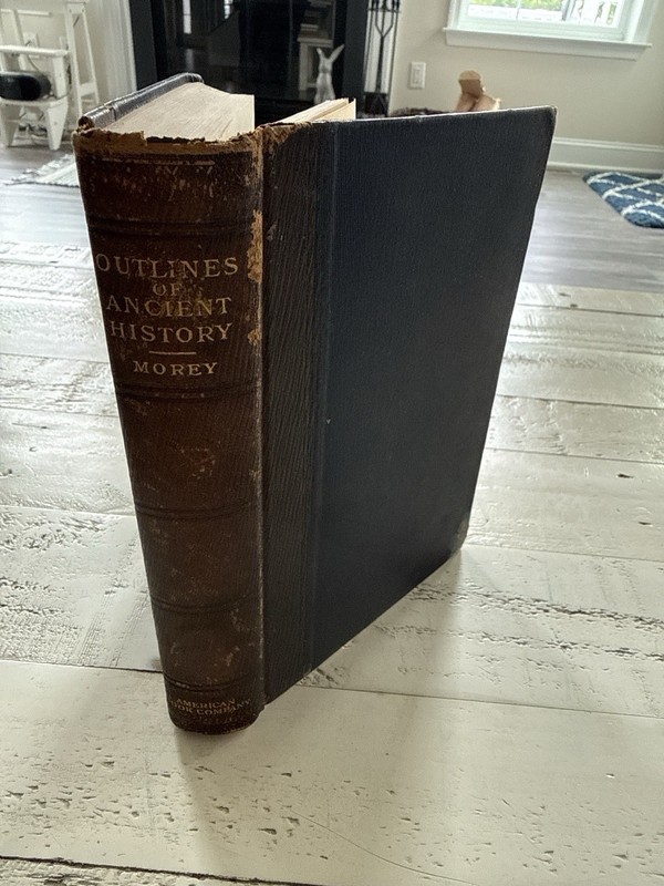 Outlines of Ancient History William C Morey 1906 HC American Book Company