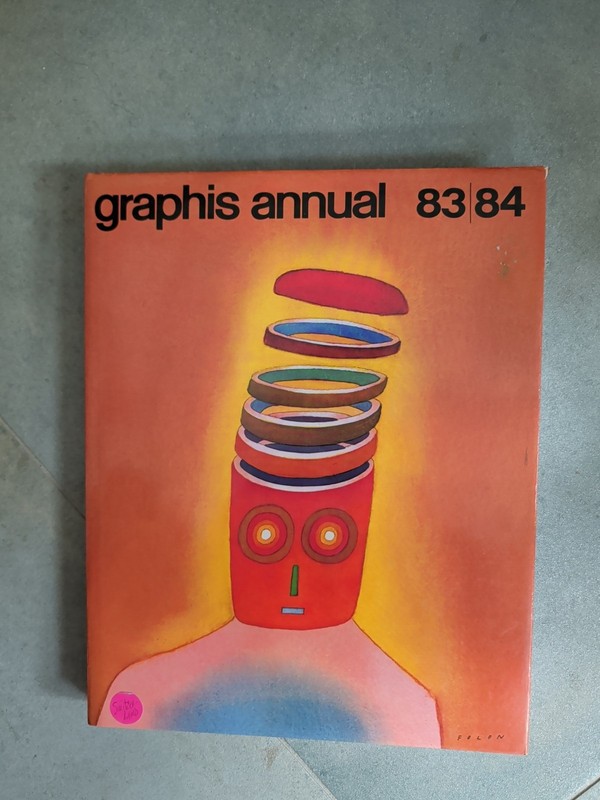 GRAPHIS ANNUAL 83/84 (Edited And signed by Walter Herdeg) HC/dj coffee tbl size