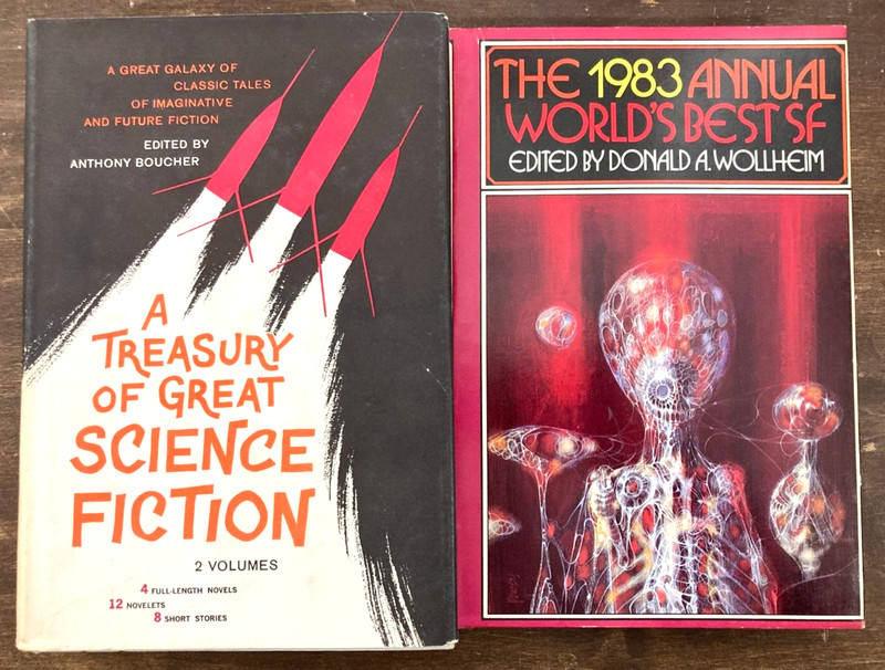 Lot of 7 Sci-Fi Hardcover Books Poul Anderson Cherryh Pohl Alan Dean Foster BCE gallery