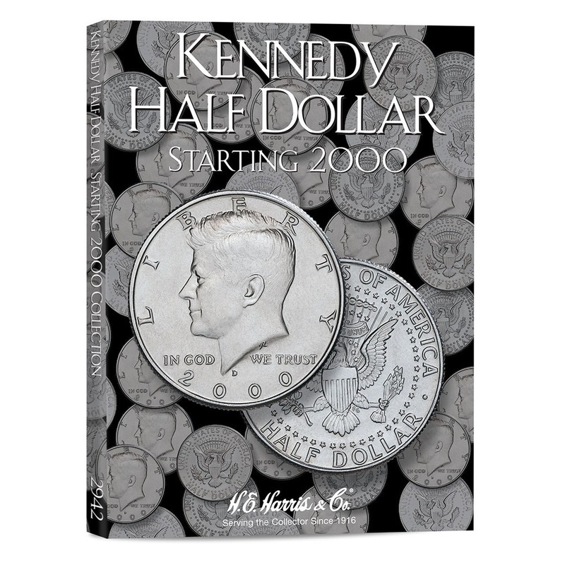 Kennedy Half Dollar – Starting 2017 Set -Coin Folder – HE Harris Album 4686 new