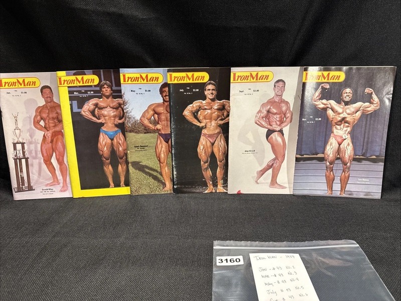 Iron Man Magazine 1984 full set lot of 6 Jan. Mar. May. Jul. Sep. Nov.
