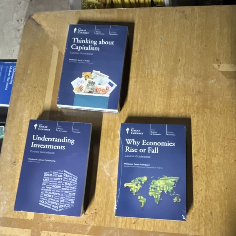 The Great Courses Guidebooks: Capitalism, Investments, Economic Rise & Fall