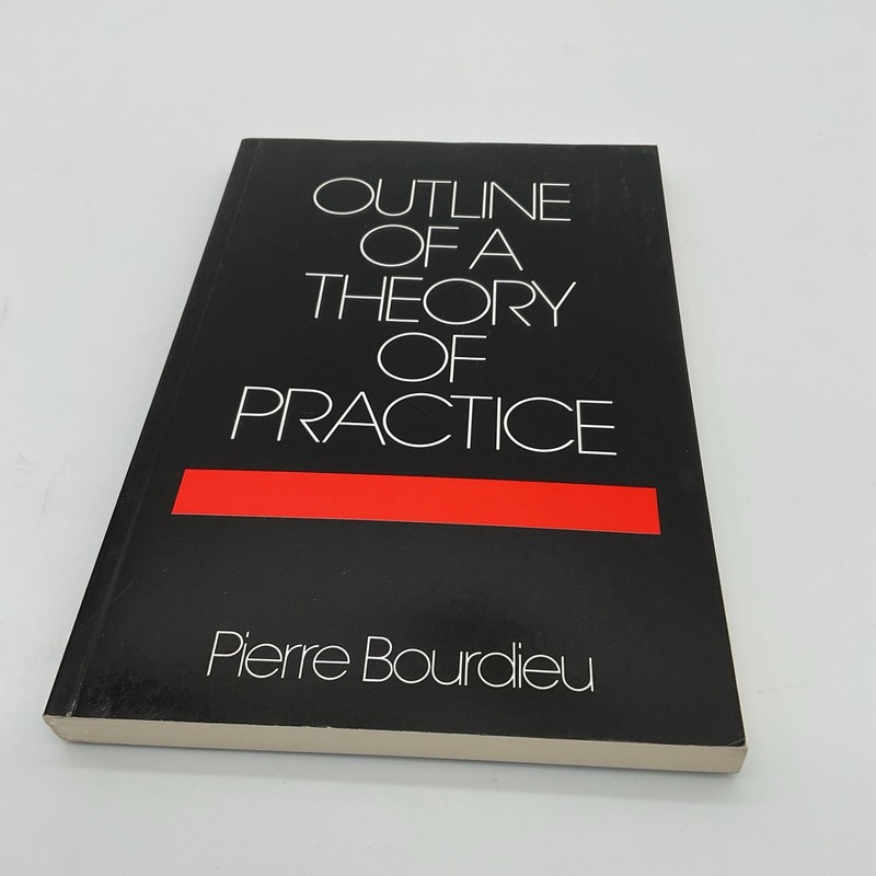Outline of a Theory of Practice Pierre Bourdieu 2004 Paperback 248 Pages