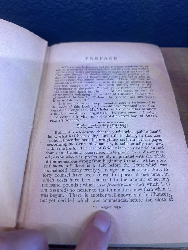 Charles Dickens Bleak House Vintage Hardcover Estes & Lauriat Boston Antique gallery