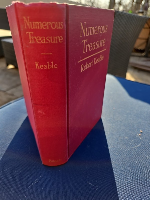 ANTIQUE BOOK "NUMEROUS TREASURE" BY ROBERT KEABLE 1 ST EDITION HARD COVER 1925 gallery