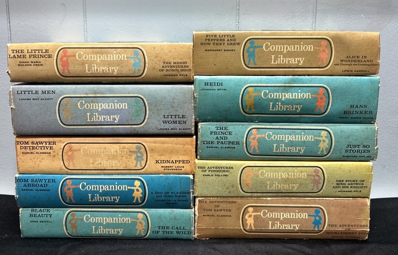 Companion Library 2 in 1 Classic Stories Lot of 10 Books 20 Titles 1963-1965