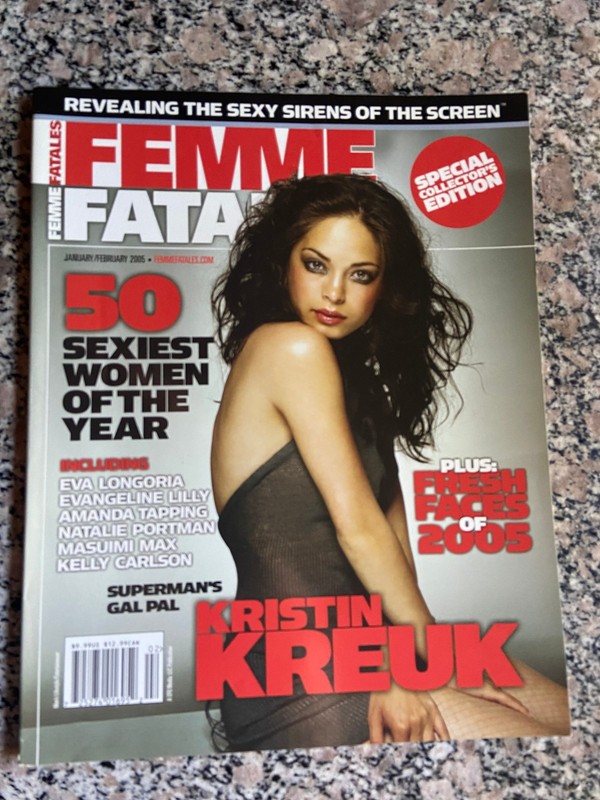 Femme Fatales – Smallville Star Kristin Kreuk – Jan. 2005