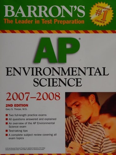 Barron’s AP Environmental Science, Thorpe M.S., Gary S., Good Book