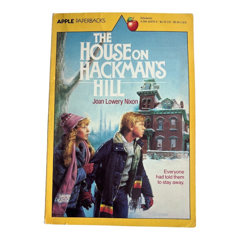 The House On Hackman’s Hill Rare Vintage Book 1985 Apple Paperback Joan Nixon