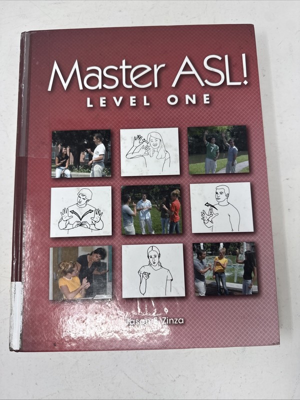 Master ASL! – Level One :By Zinza, Jason E. *Cover Damage