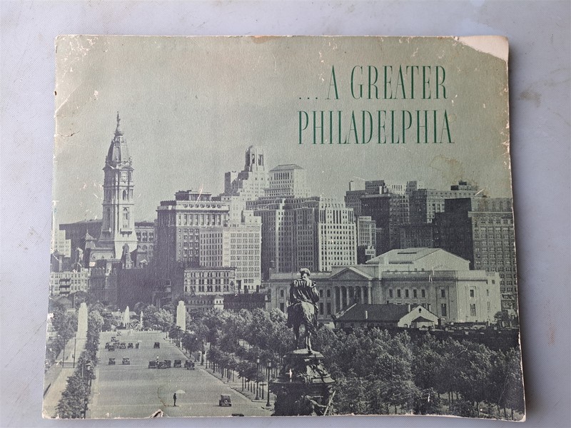 A Greater Philadelphia – LARGE 1936 Illustrated Promotional Book