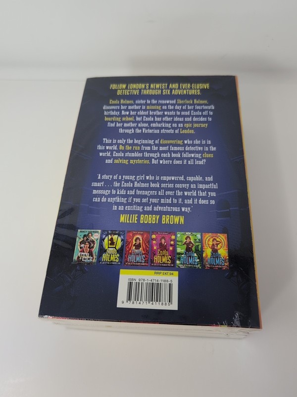 Enola Holmes Mystery Series 6 Books Collection Boxset Nancy Springer NEW Paprbck gallery