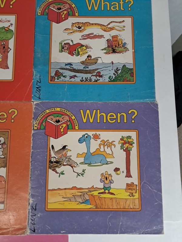 Discovery Toys Lot of 8 Children's Books Elementary Question Answer Who What gallery