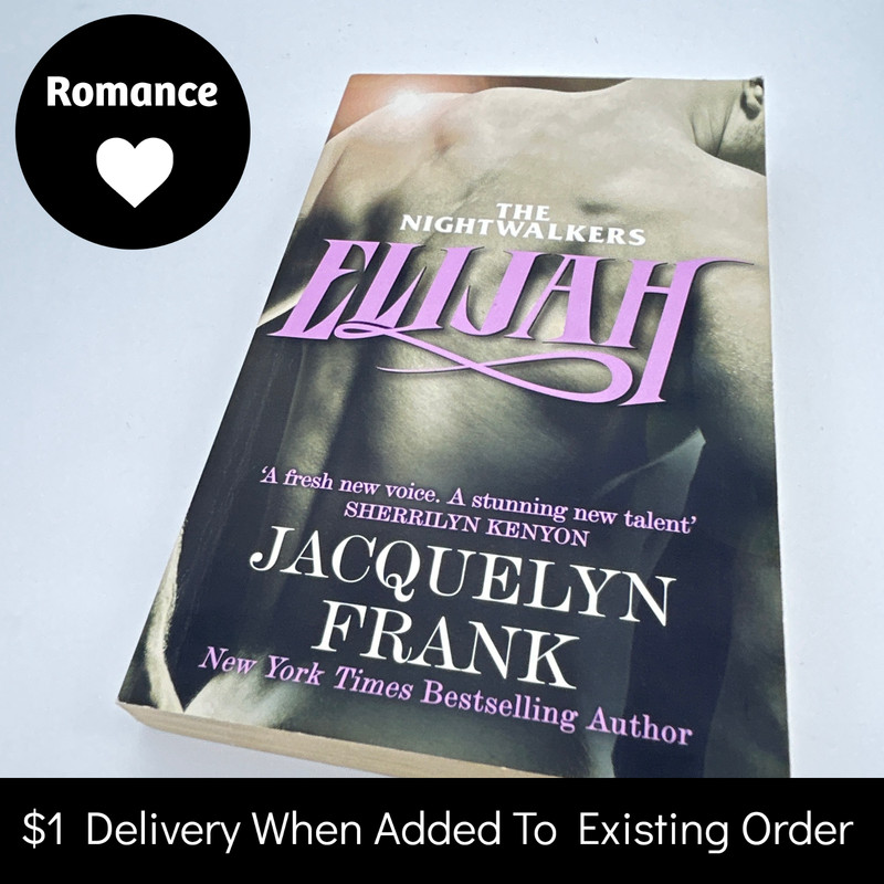 Elijah (Nightwalkers #3) by Jacquelyn Frank Paperback Romance Fantasy Vampires