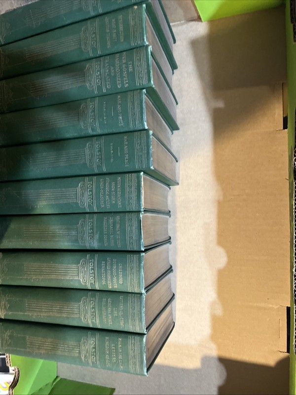 Works of Leo TOLSTOY, illustrated Sterling Edition, 1904 HC, 10 Volumes - Clean! gallery