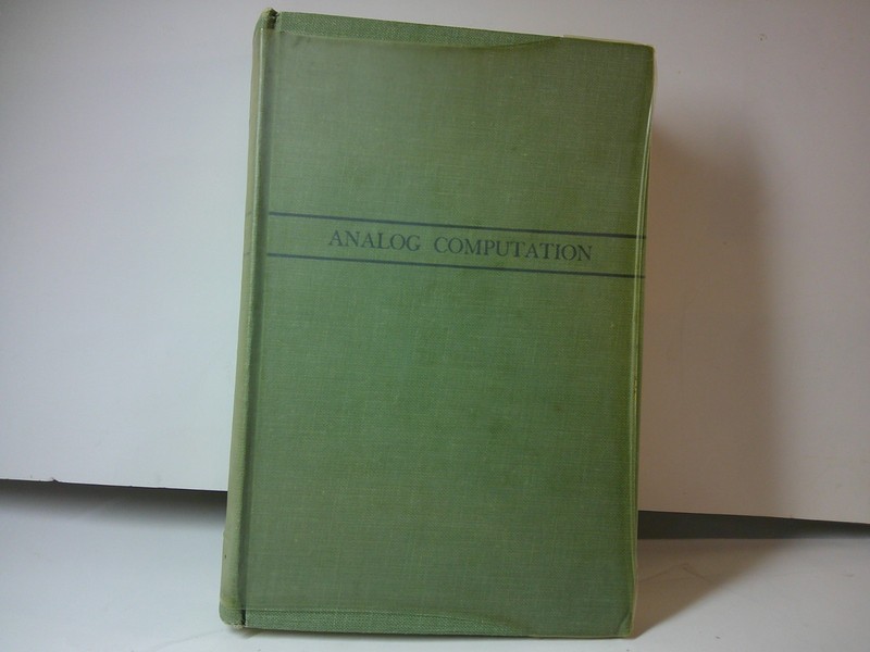 ANALOG COMPUTATION TUBE DESIGN HB BOOK 1960 ALBERT JACKSON SIGNED