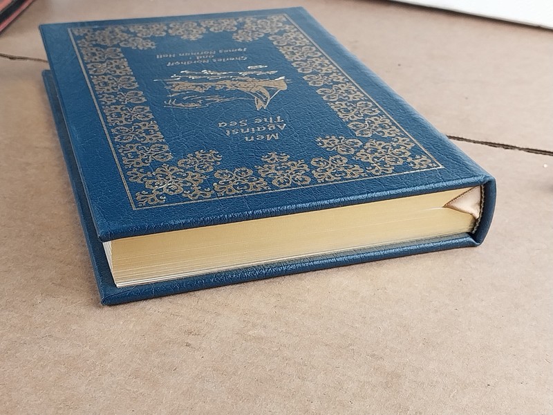 Men Against the Sea by Charles Nordhoff and James Norman Hall Easton Press HC gallery