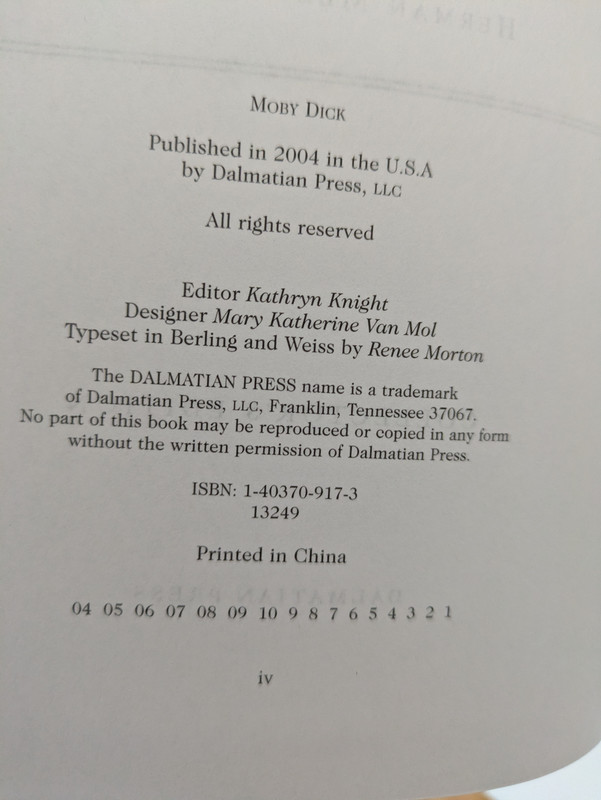 Collector's Edition, Set of 8 Leather Bound Dalmatian Press Books, Moby Dick etc gallery
