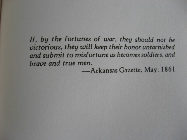 1961 With Honor Untarnished-1st Ark. Infantry Reg. CSA-by Cpt. John C Hammock DJ gallery