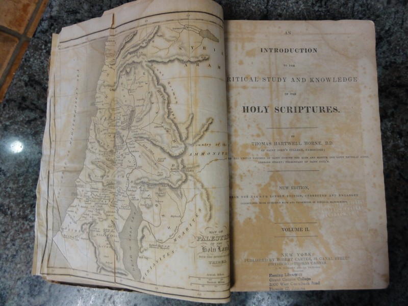 1844 Antique book Critical Study Knowledge Holy Scriptures Horne Vol II gallery