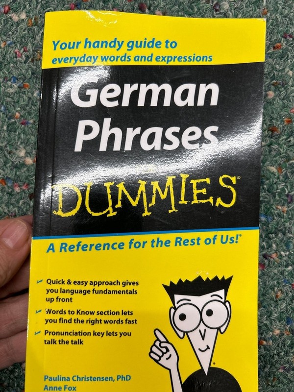 German Phrases For Dummies Christensen Fox 2005 Wiley Language Guide