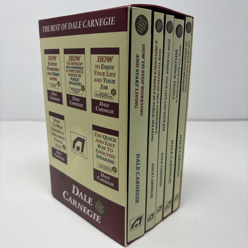 New: The Best of Dale Carnegie (Set of 5 Books) by Carnegie No Wrapping