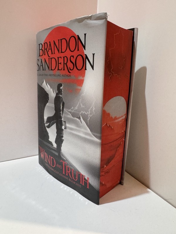 Wind and Truth Brandon Sanderson Waterstones Edition Print UK Sprayed Edges 1/1