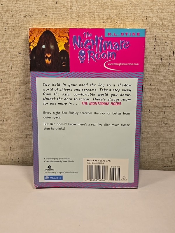 The Nightmare Room Visitors By R. L. Stine 2001 First Avon Edition (Worn Copy) gallery