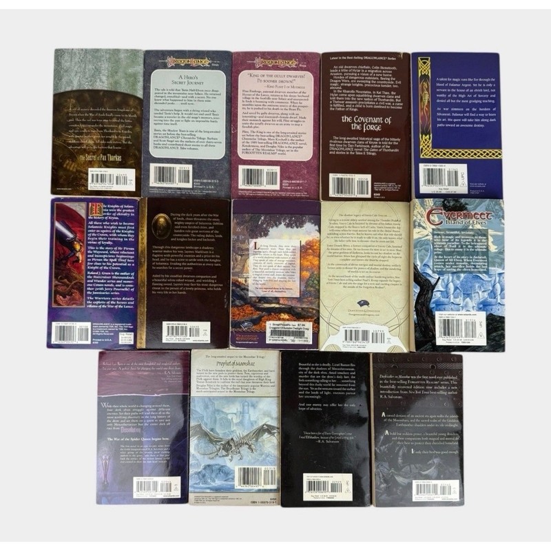 Dragonlance Forgotten Realms Book Lot 14 Fantasy Paperbacks Dungeons & Dragons gallery