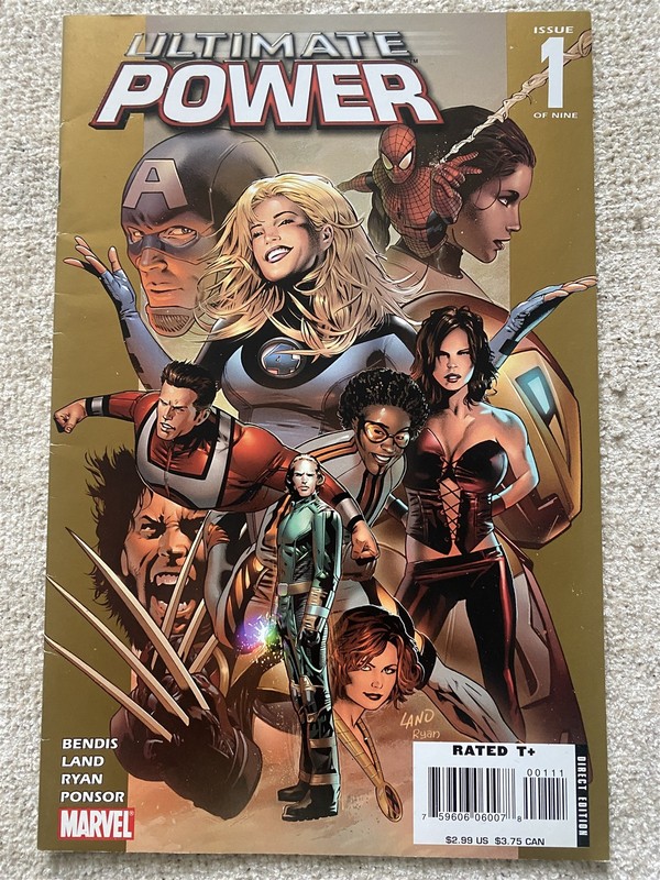 ULTIMATE POWER #1 Bendis, Land Marvel Comics VF/NM