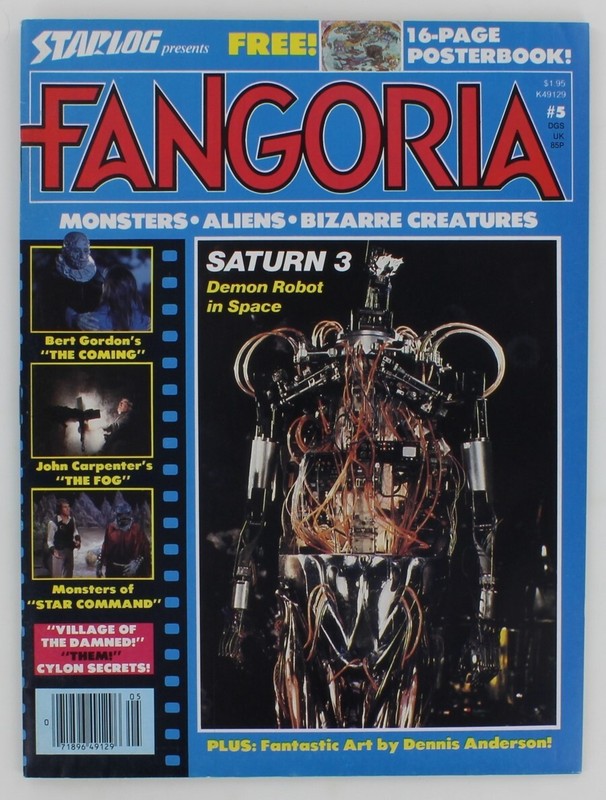 Fangoria #5 Horror Cult Film Magazine 8.0 Grade w/Faeries Poster Alien Movie