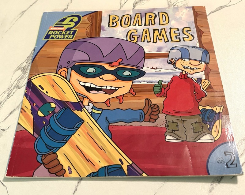 Vtg 2005 Nickelodeon TV Cartoon – Rocket Power – Board Games #2 Paperback Book