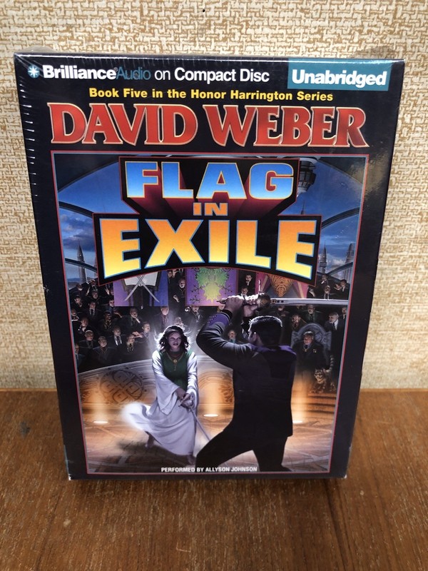 NEW Audio Compact Disc Flag in Exile Honor Harrington Series book 5 David Weber