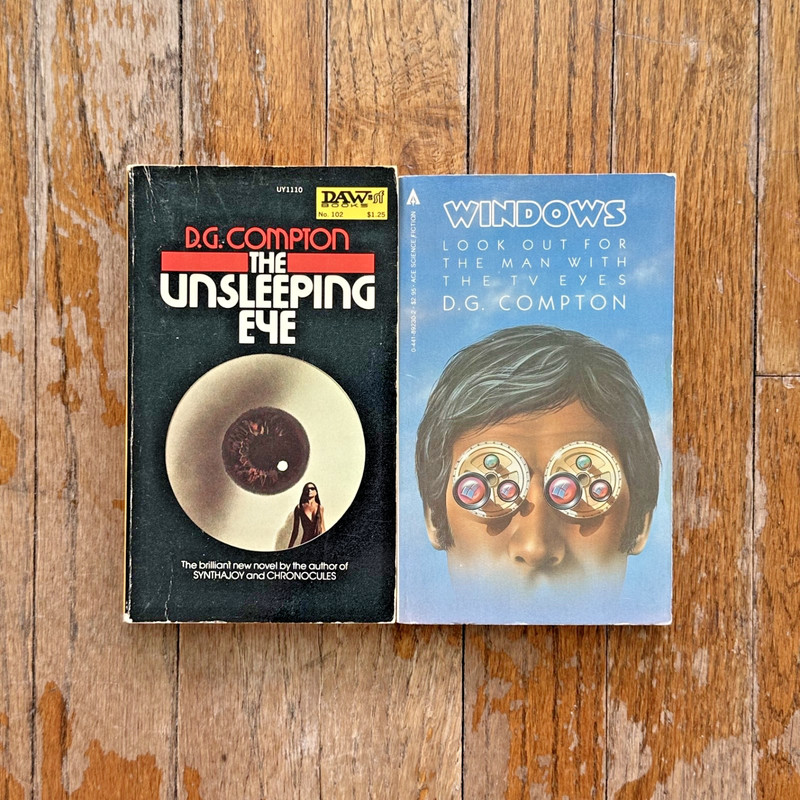 D.G. Compton Yellow DAW ACE SF Unsleeping Eye Windows TV Eyes PB Lot of 2