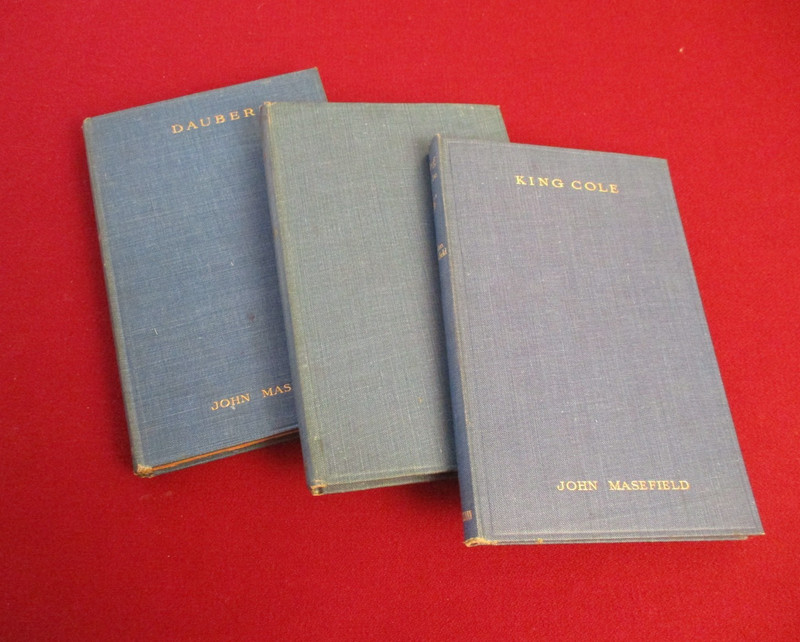 3 John Masefield Poetry Books ~ Dauber ~ St. George and the Dragon ~ King Cole