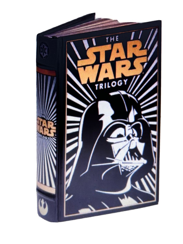 ❤️THE STAR WARS TRILOGY Darth Vader George Lucas Deluxe Leather Bound NEW SEALED