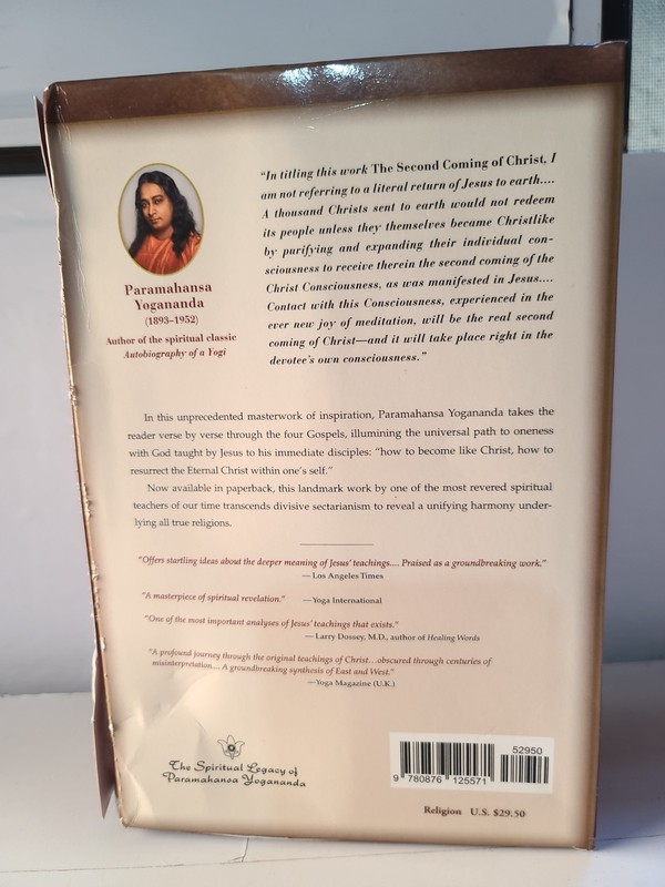 The Second Coming of Christ Vol 1 & 2 Yogananda 1st Ed 2023 Slipcase Set gallery