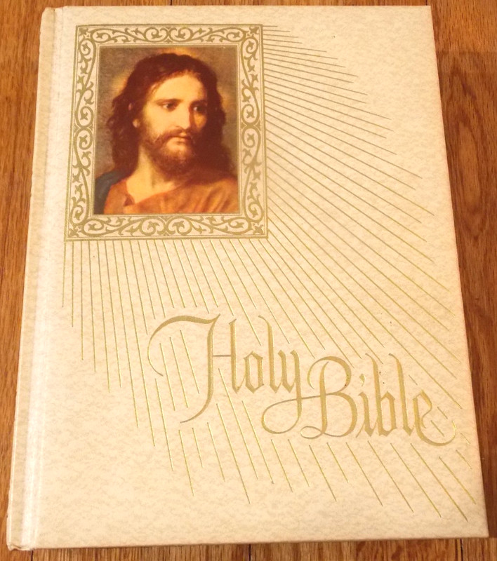 HOLY BIBLE Fireside Family Edition CATHOLIC~1971/72~New American~NAB~GREAT SHAPE
