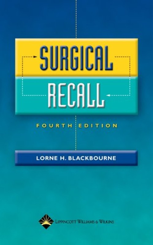 Surgical Recall, 4e – Print & Audio Package Lorne H. Blackbourne