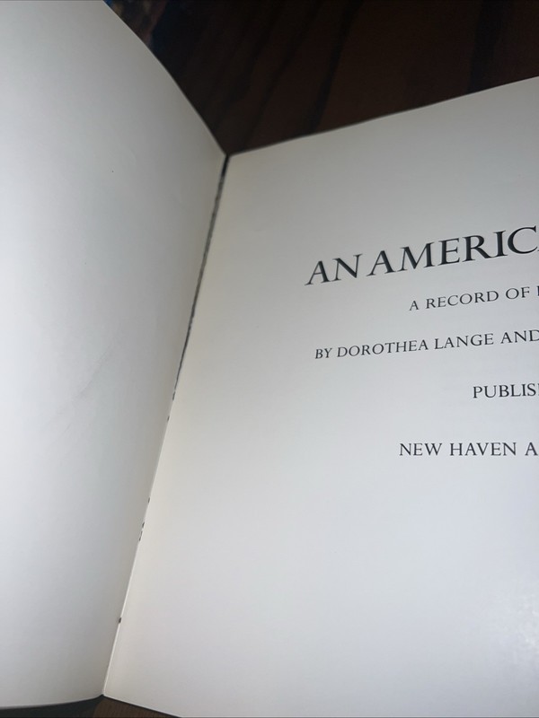 1969 An American Exodus by Dorothea Lange Oakland Museum Yale softcover gallery