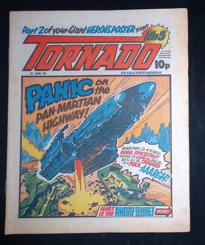 Tornado #5 21 April 1979 Bronze Age IPC Magazines VF