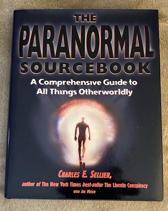The Paranormal Sourcebook Signed By Author Chuck Sellier First Edition Occult