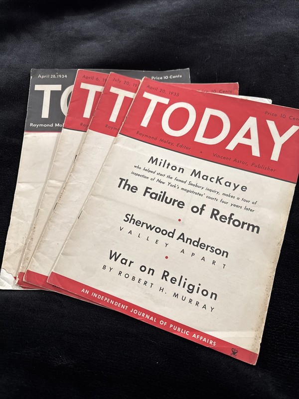(4) TODAY MAGAZINE 1934-1935