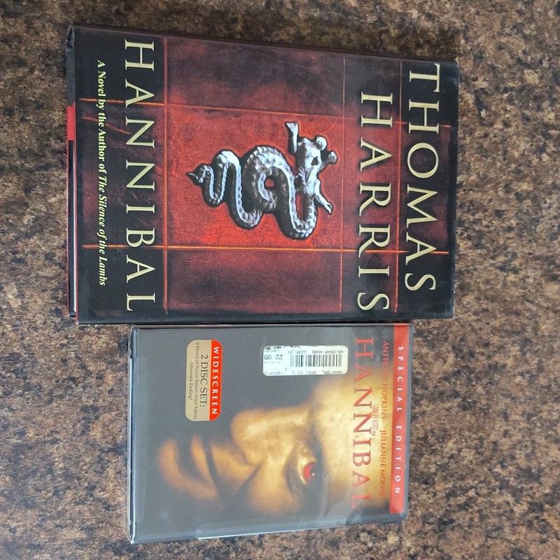 Hannibal Book Plus 2 Disc Set 4 Hour Never Before Seen Extras Alternate Ending