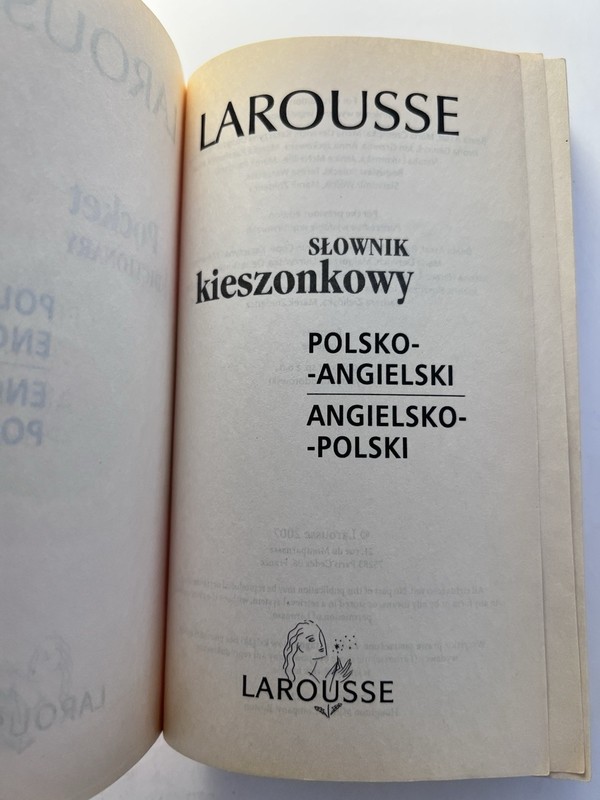 LAROUSSE POCKET POLISH-ENGLISH/ENGLISH-POLISH DICTIONARY *Excellent Condition* gallery